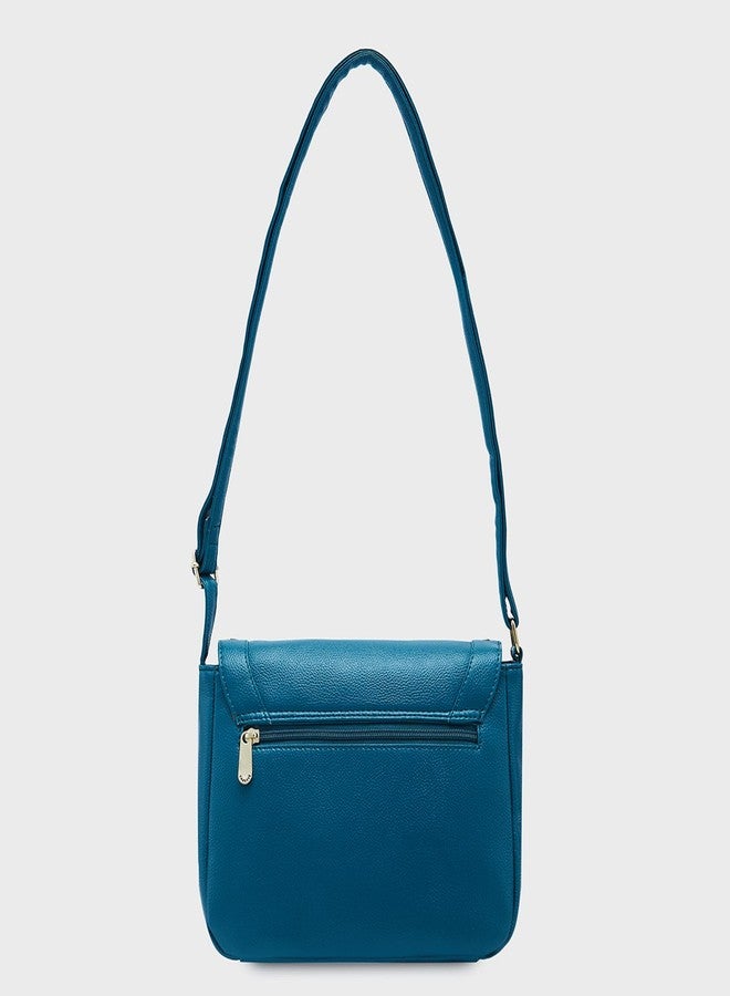 كابريس حقيبة كتف نسائية من كابريس (لون أزرق مخضر) - Image 5